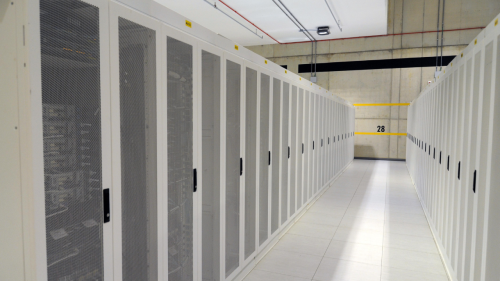 An image of a data center